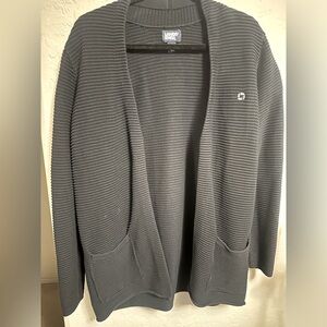 Black Chase Bank Cardigan